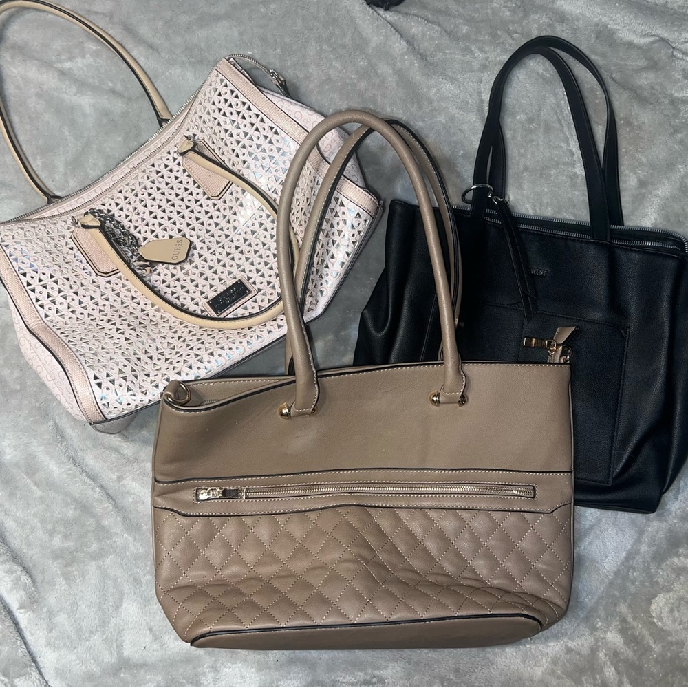 THREE Purses! Including Calvin Klein & Nine West
